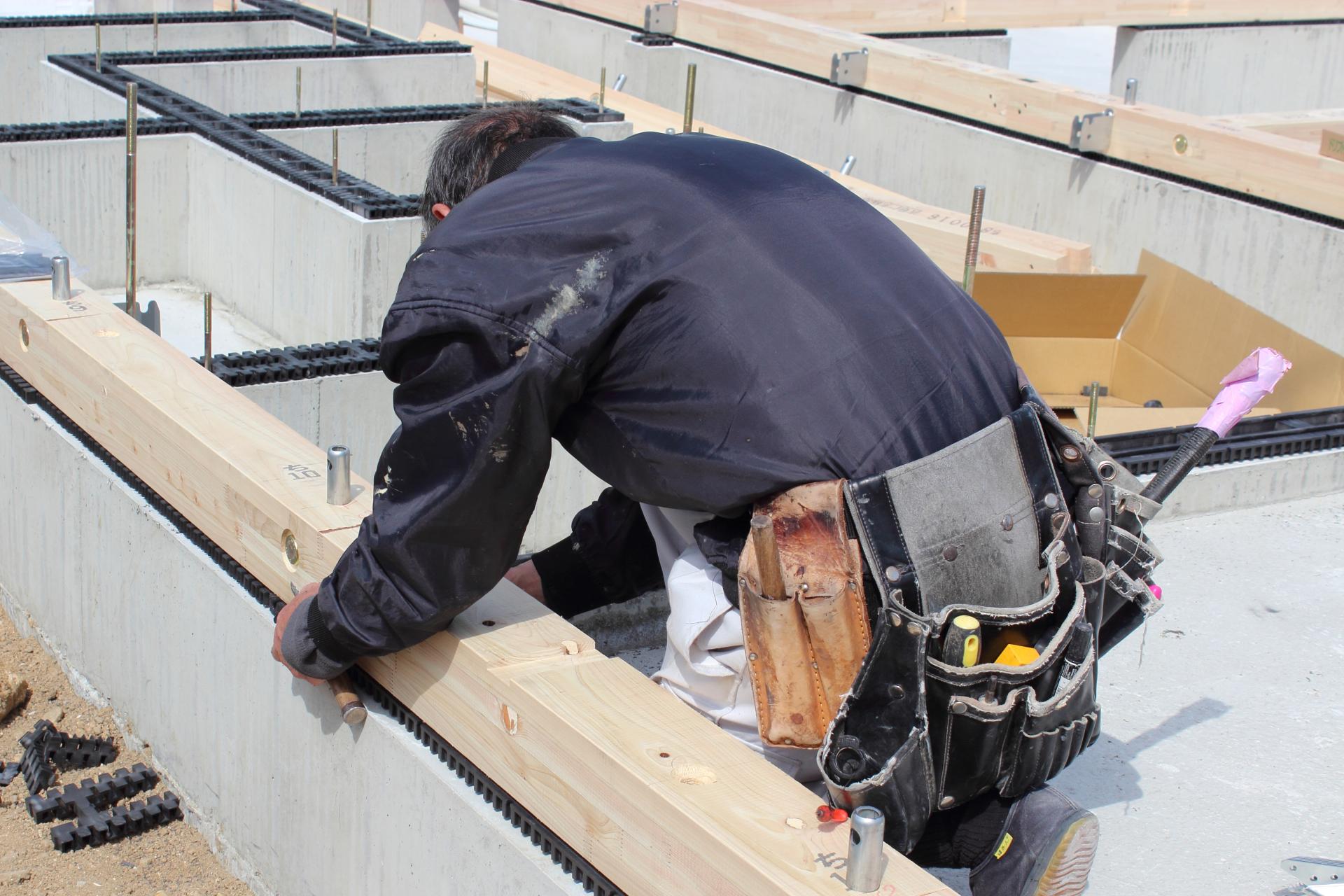 基礎工事の画像